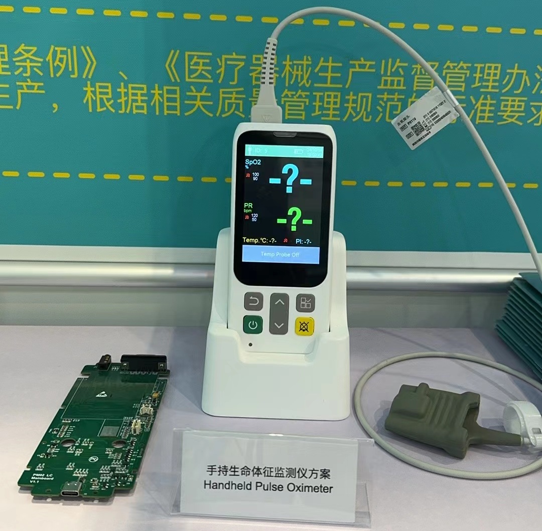 Handle pulse oximeter